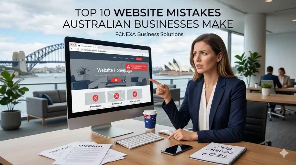 Top 10 Website Mistakes In Australian Businesses Make